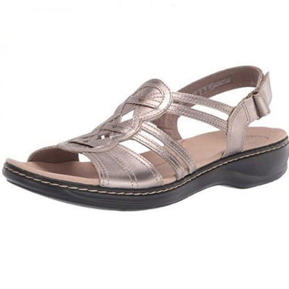 💥【50% Reducere】👡【35-43】Sandale din piele pentru femei, moi și confortabile-3740735