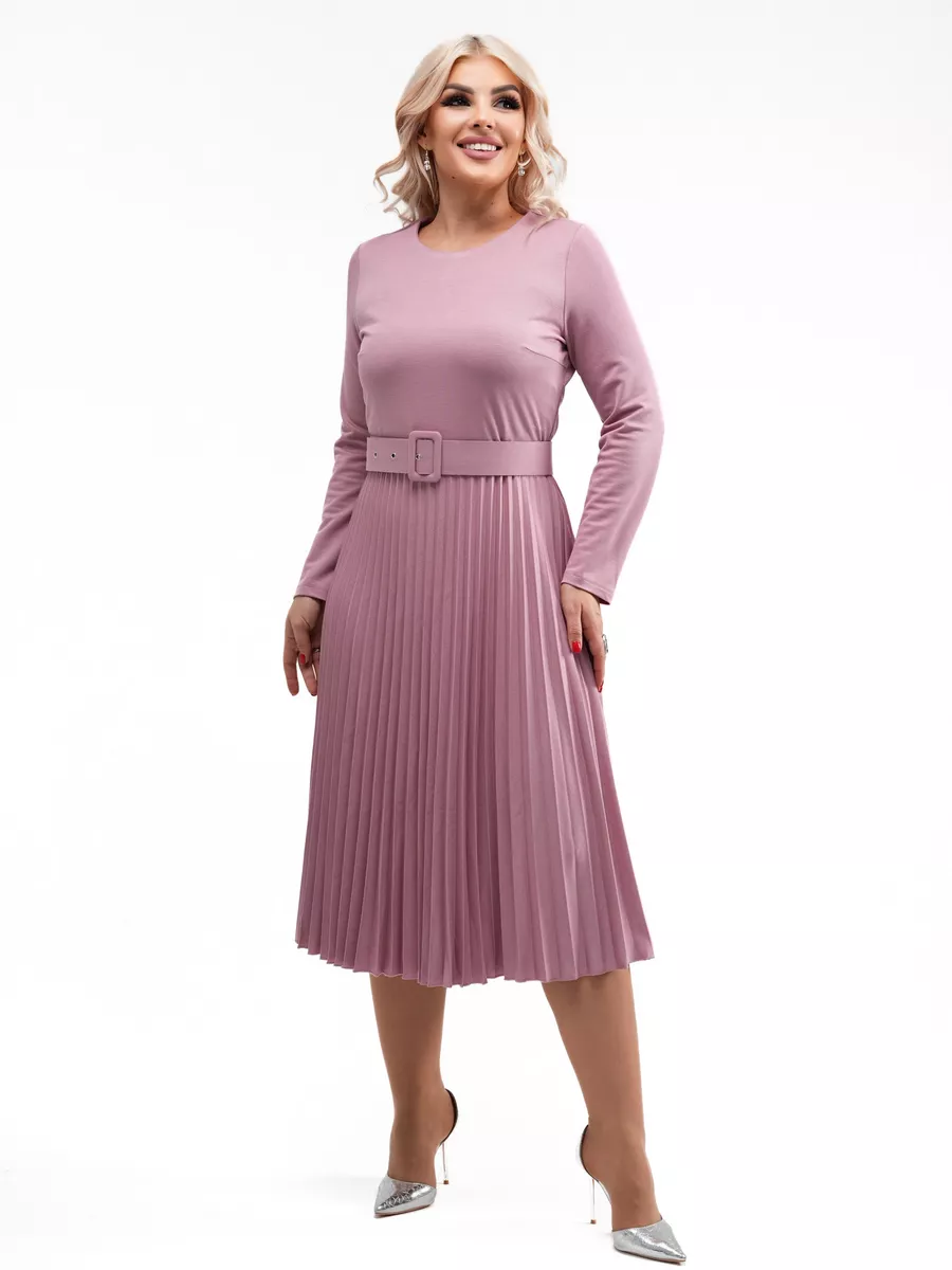 ✨【S-5XL】👗Toamnă și iarnă 2025, rochie plisată nouă, modernă, elegantă, de înaltă calitate, într-o singură culoare