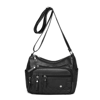 💥【50% reducere limitată】👜Geantă de umăr/Geantă crossbody din piele moale, mare capacitate, model 2025-3887748