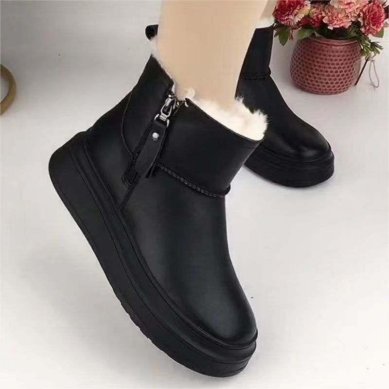 ❄️Promoții de iarnă❄️Botine de damă la modă, calde, puternice și anti-alunecare 3849525