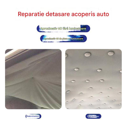 🔥【30% OFF】Pânza de pe acoperișul mașinii cade, reparați catarama de fixare a cuielor Modificare și recondiționare interior a mașinii chins fără demontare (kit de instrumente de instalare + șurubelniță + prosop inclus)  3861420