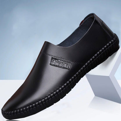 👞Noi pantofi britanici casual cu talpă moale【39-44】✅ confecționați manual din piele selectată✅ rezistentă la uzură și respirabilă-3925557