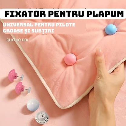 ✨ 【20 buc】Fixator pentru Plapumă - Stabil și Ușor de Utilizat!📍Universal pentru pilote groase și subțiri-3872592