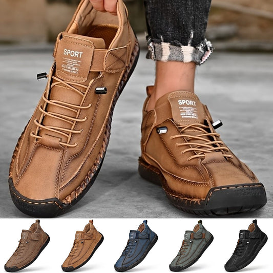 【30% OFF】【38 - 48】Obuwie casual pentru bărbați, pentru zi cu zi, pentru muncă, pentru activități outdoor, cizme cusute-3872333