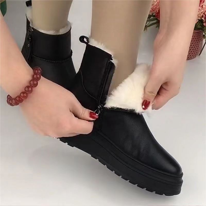 ❄️Promoții de iarnă❄️Botine de damă la modă, calde, puternice și anti-alunecare 3849525