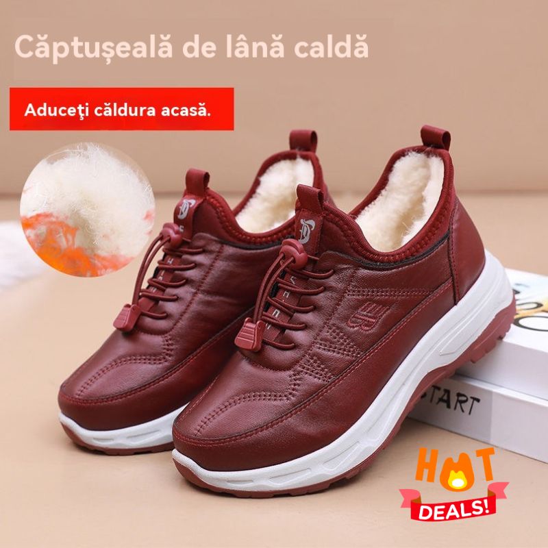 🔥🔥【36-44】Catifea uniformă și cizme de zăpadă calde îngroșate pentru bărbați și femei-3862500