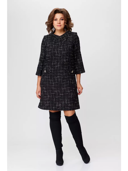 ✨【S-5XL】🍁👗Stil nou de toamnă și iarnă elegant de înaltă calitate, rochie 3848942