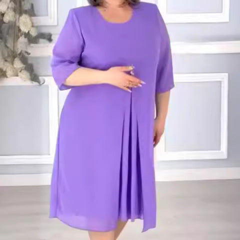 【S-5XL】Rochie multicoloră elegantă și la modă pentru femei