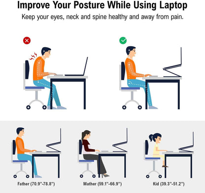 💥💻Laptop Stand Aliaj de aluminiu Suport rotativ din aliaj de aluminiu