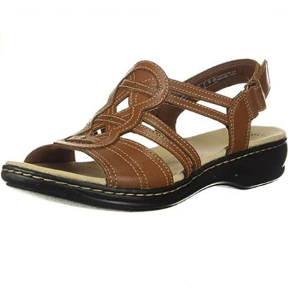 💥【50% Reducere】👡【35-43】Sandale din piele pentru femei, moi și confortabile-3740735