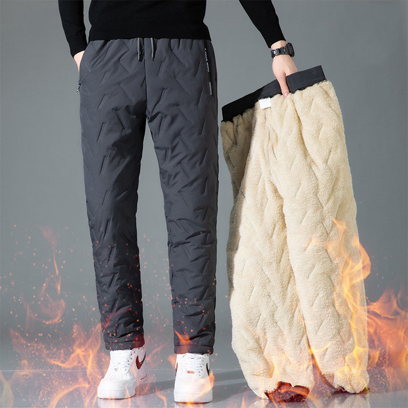 👖🔥【REDUCERE DE 50%】Pantaloni sport termici casual pentru bărbați, iarnă, îngroșați, de iarnă, 2024, pentru a menține căldura 3830357