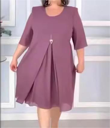 【S-5XL】Rochie multicoloră elegantă și la modă pentru femei