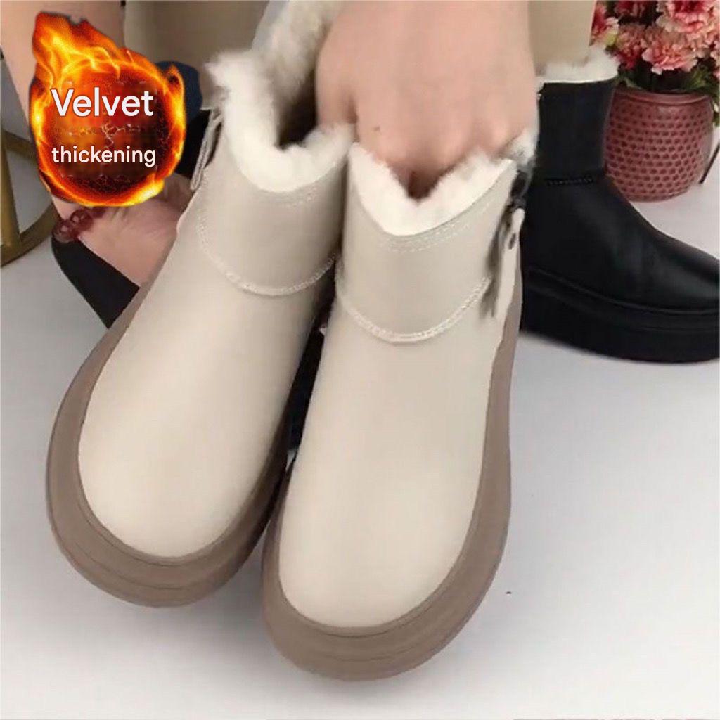 ❄️Promoții de iarnă❄️Botine de damă la modă, calde, puternice și anti-alunecare 3849525