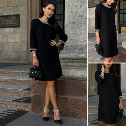 💖💖👗【S-5XL】Rochie nouă elegantă de toamnă și iarnă de înaltă calitate