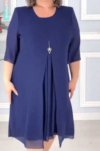 【S-5XL】Rochie multicoloră elegantă și la modă pentru femei