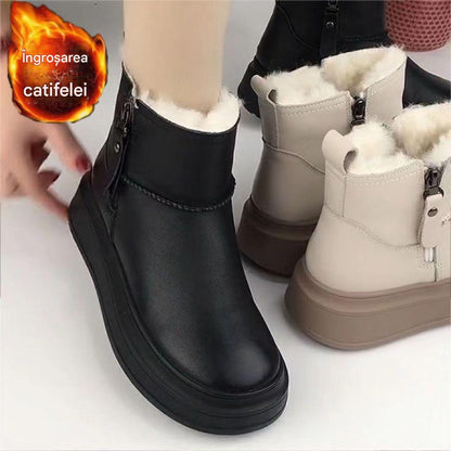 ❄️Promoții de iarnă❄️Botine de damă la modă, calde, puternice și anti-alunecare 3849525