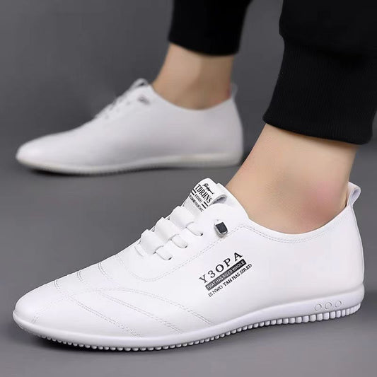 🌟【39-44】Pantofi casual respirabili, cu talpă moale, versatili, antiderapanți și rezistenți la uzură, din piele pentru bărbați, model 2024-3744922